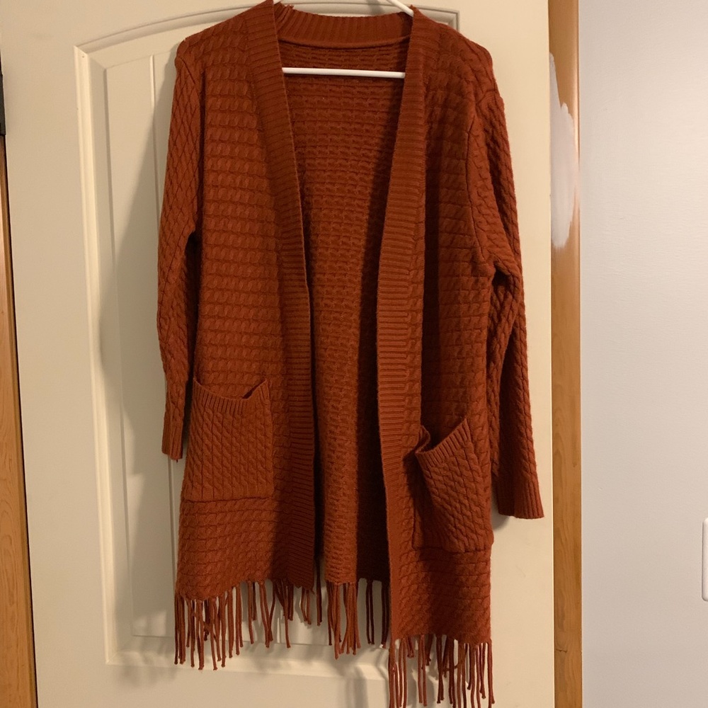 Fringe cardigan